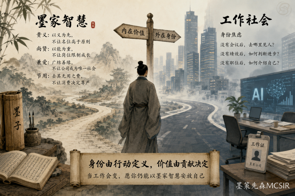 为什么我们如此害怕失业?墨学视角下的工作身份焦虑