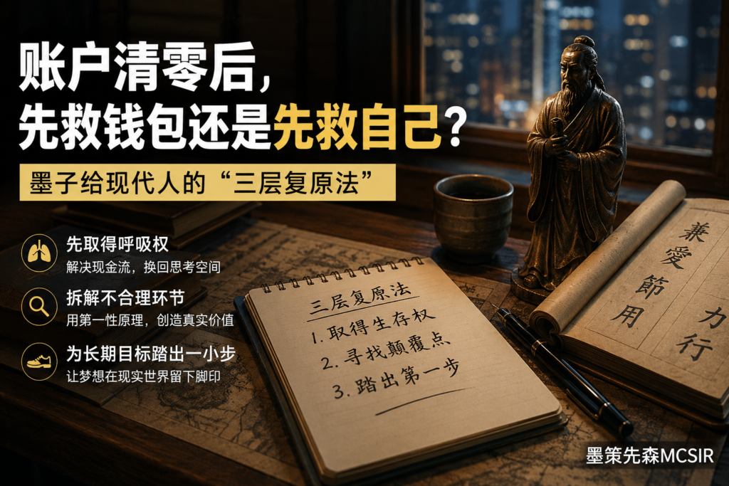 人在谷底最怕的不是没钱，而是失去这三种能力