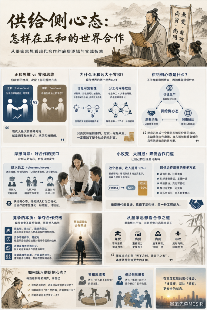 停止内耗的一个顶级思维：别问别人给你什么，先问你能供给什么