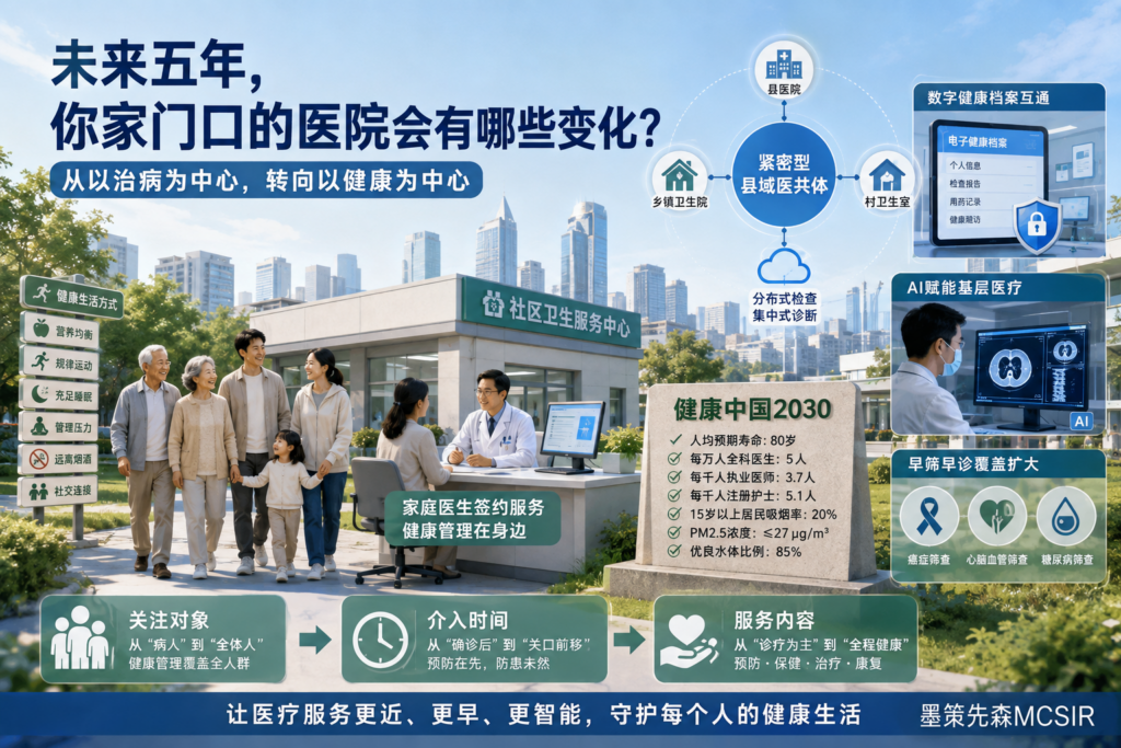 从“治病”到“管健康”:未来五年中国医疗会发生什么变化?