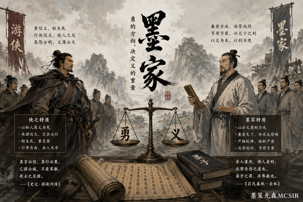 为什么墨子门下都是勇士,却不能把墨家叫作“侠客组织”?