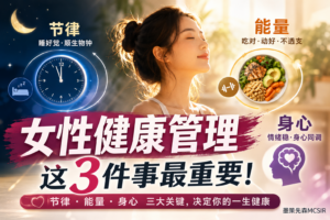 女性健康管理的底层逻辑:节律、能量、身心,一个都不能乱