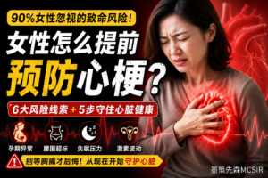 为什么不抽烟、不喝酒的女性也会心梗?答案藏在这几段人生经历里