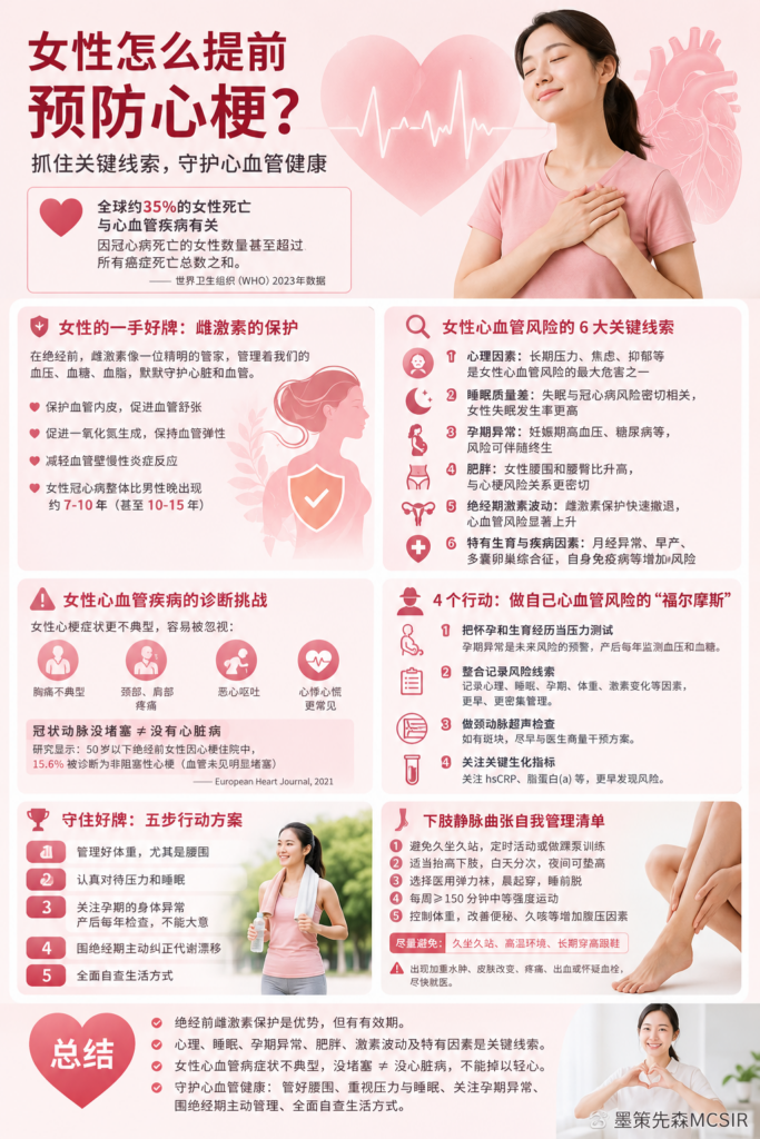 为什么不抽烟、不喝酒的女性也会心梗?答案藏在这几段人生经历里