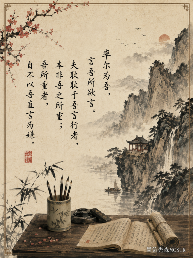 墨策先森每日一签-60813