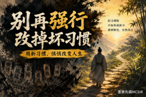 别再逼自己戒掉坏习惯:最高级的自律,其实是“以新代旧”-墨策先森MCSIR