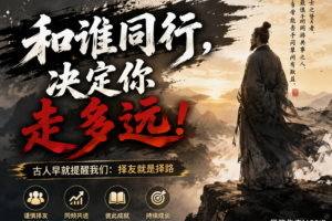 别把时间浪费在无效关系里：择友，其实就是择人生-墨策先森MCSIR