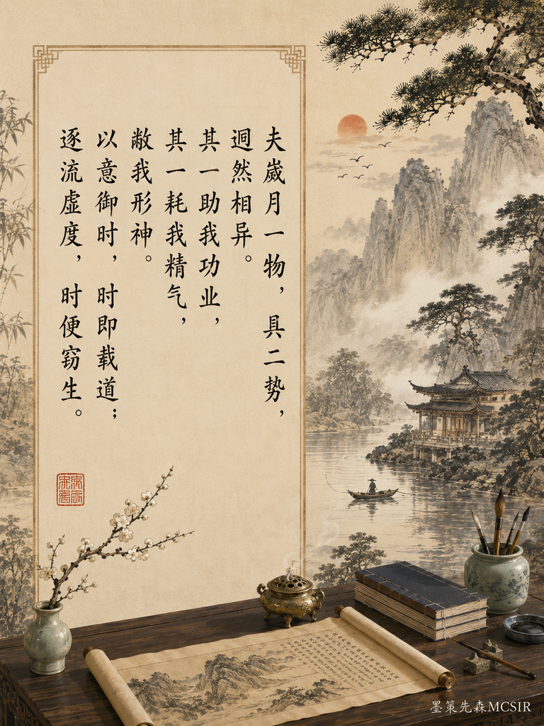 时间最残酷的真相：它既能成就你，也能慢慢掏空你-墨策先森MCSIR