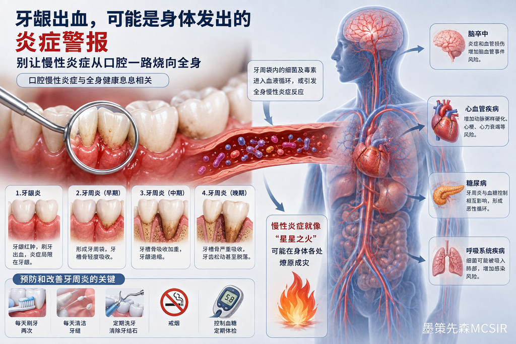 刷牙出血、口臭、牙齿变长：出现这些信号，别再拖着不看牙