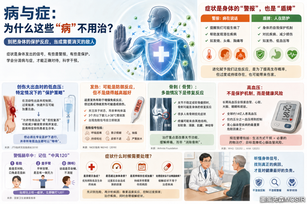 身体出现异常时,最危险的不是症状,而是错误理解症状