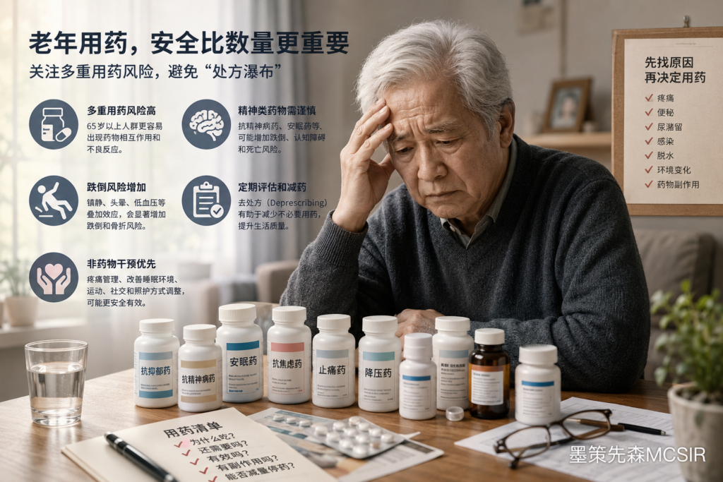 老化的大脑最怕什么?很多家庭忽略了精神类药物叠加