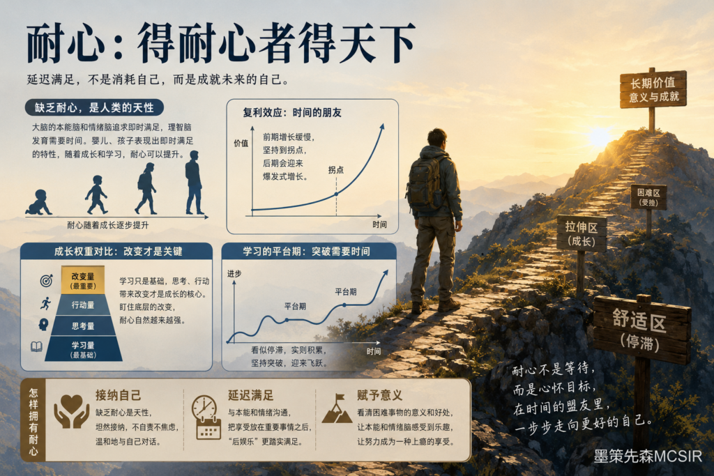 耐心才是成年人最稀缺的能力:越急,反而走得越慢