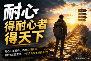 耐心才是成年人最稀缺的能力:越急,反而走得越慢