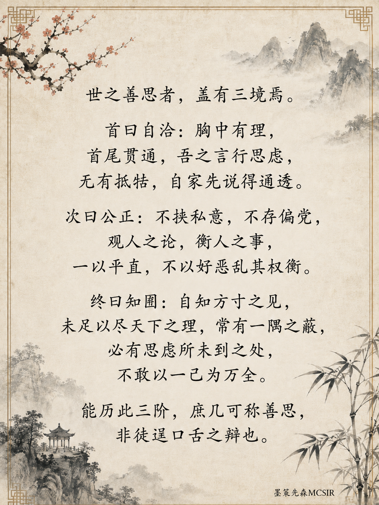 人最可怕的不是无知,而是把自己的偏见当成真相-墨策先森MCSIR