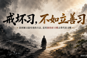 戒掉坏习惯最狠的方法,不是克制,而是替代-墨策先森MCSIR